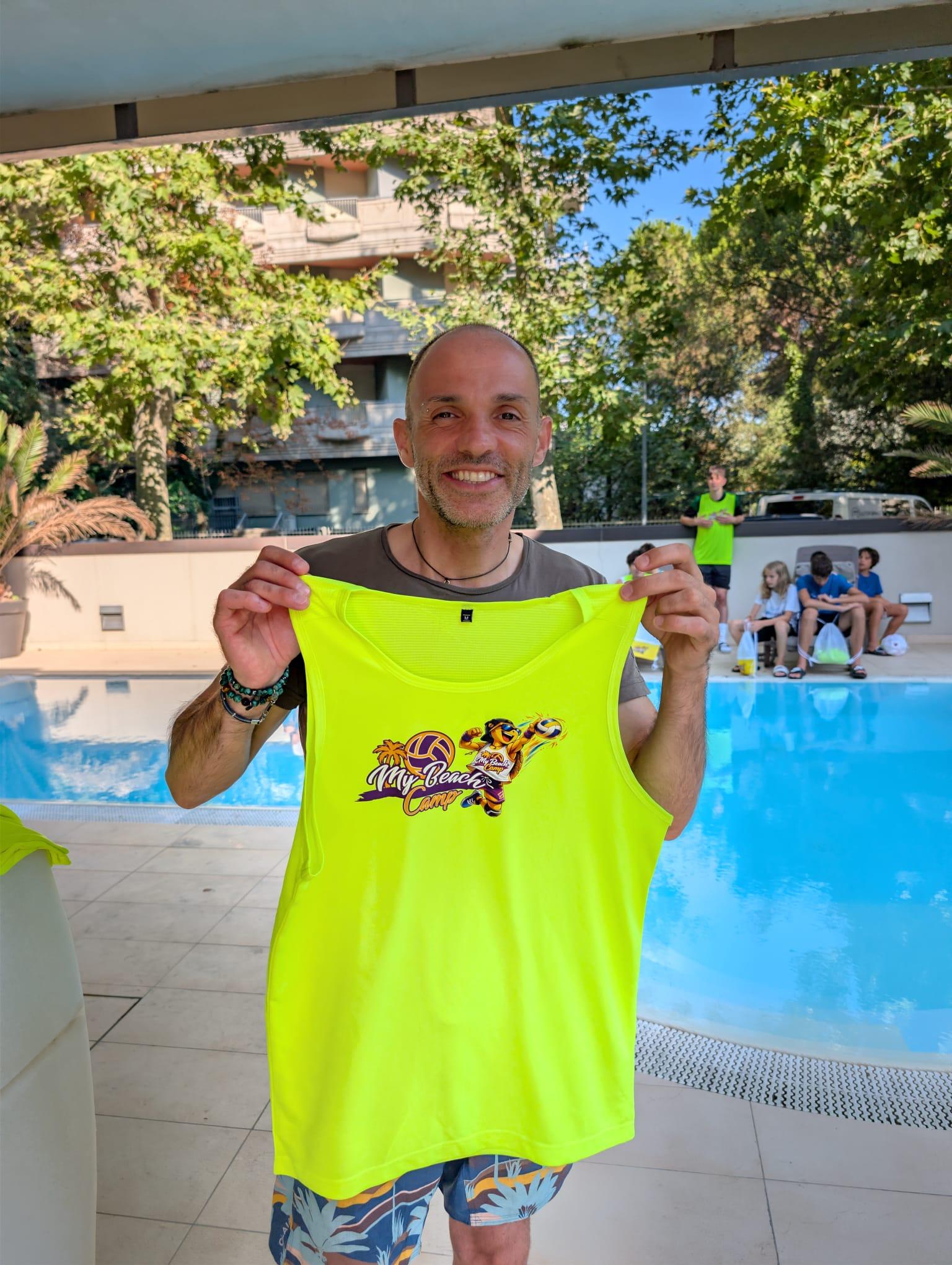 Giornata di camp sulla spiaggia di Riccione